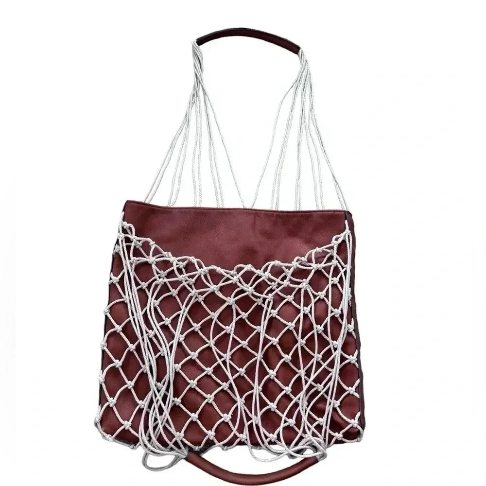 Shoulder Bag for Ladies Vintage Female Handbag Hollow Out Fashion Bag - Picture 6 of 11